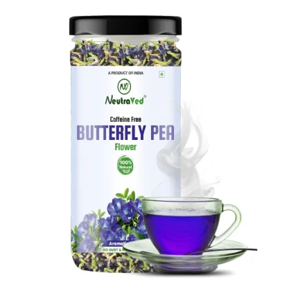 Blue Butterfly Pea Flower Tea Jar image 1